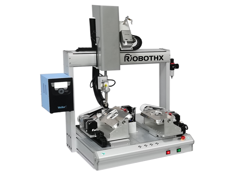 Eight-axis soldering machine